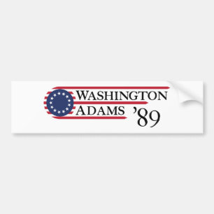 Autocollant De Voiture Washington Adams '89