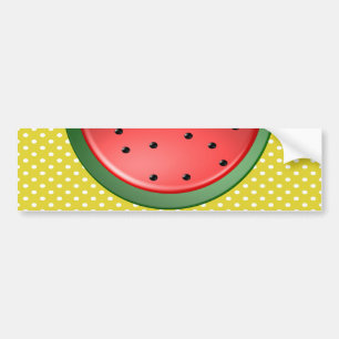 Autocollant De Voiture Watermelon and Polks Dots