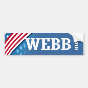 AUTOCOLLANT DE VOITURE WEBB 2016