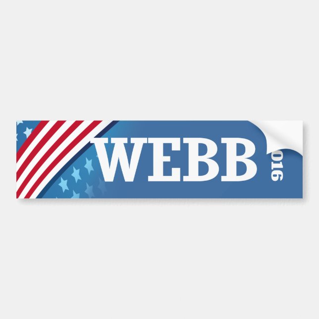 AUTOCOLLANT DE VOITURE WEBB 2016 (Devant)