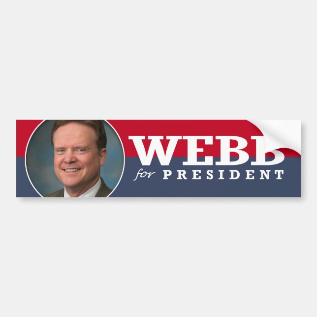 AUTOCOLLANT DE VOITURE WEBB 2016 DE JIM (Devant)