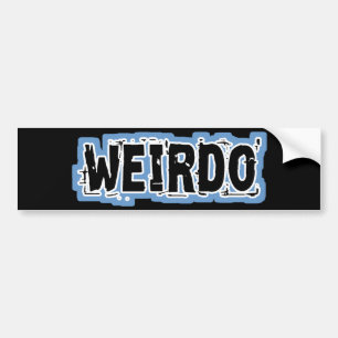 AUTOCOLLANT DE VOITURE WEIRDO