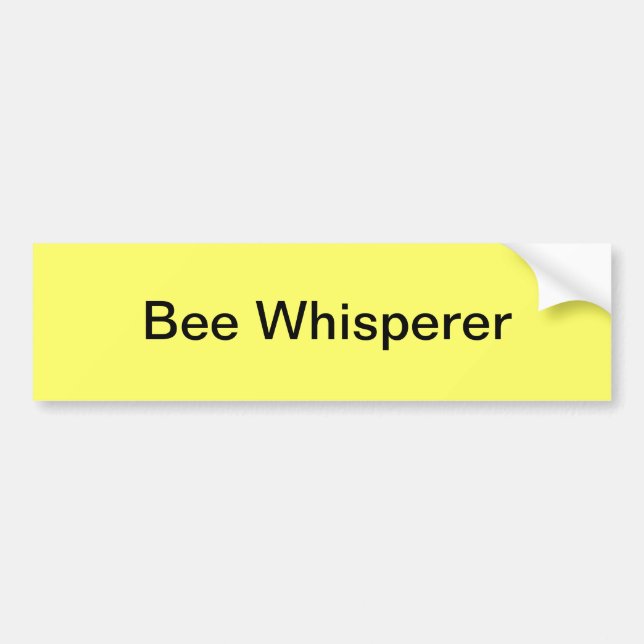 Autocollant De Voiture Whisperer d'abeille (Devant)