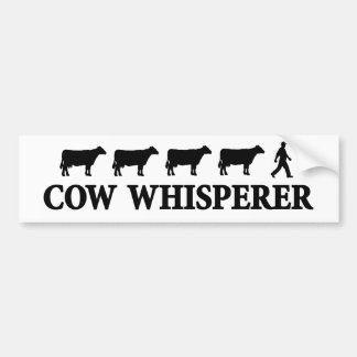 Autocollant De Voiture Whisperer de vache