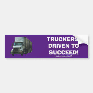 Autocollant De Voiture White Cargo Truck Bumper Sticker