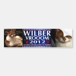 Autocollant De Voiture Wilber pour le Président adhésif pour pare-chocs