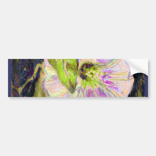 Autocollant De Voiture Wild Morning Glory par Alexandra Cook (Devant)
