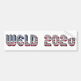 Autocollant De Voiture William F. Weld candidat à la présidence 2020
