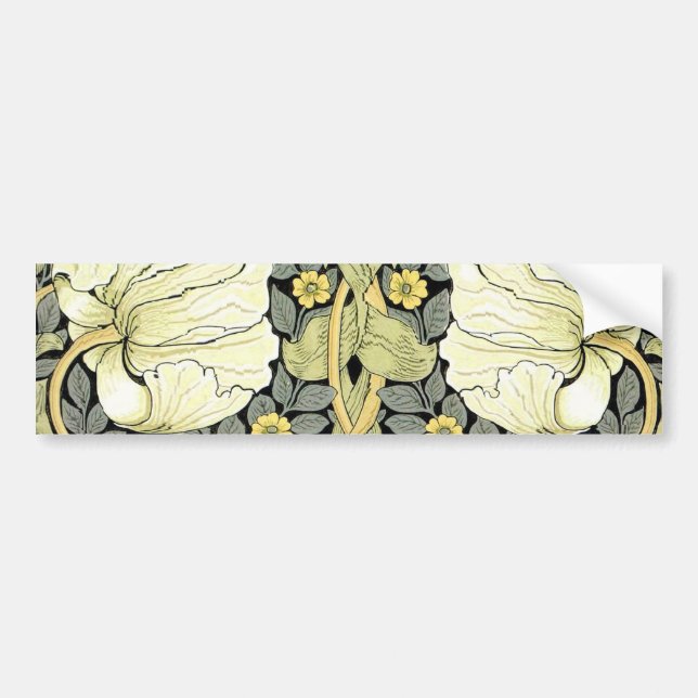 Autocollant De Voiture William Morris Pimpernel Fond d'écran floral (Devant)