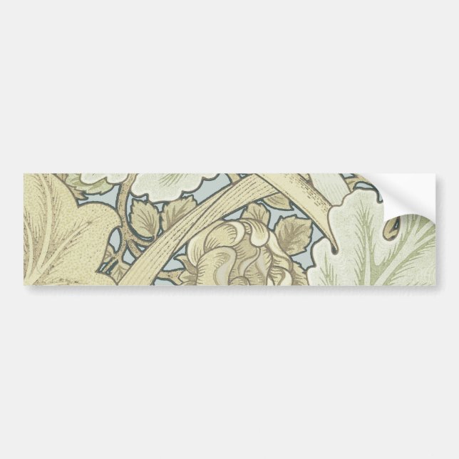 Autocollant De Voiture William Morris St James Acanthus Fond d'écran (Devant)