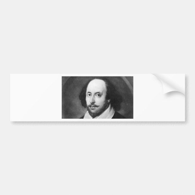 Autocollant De Voiture William Shakespeare (Devant)