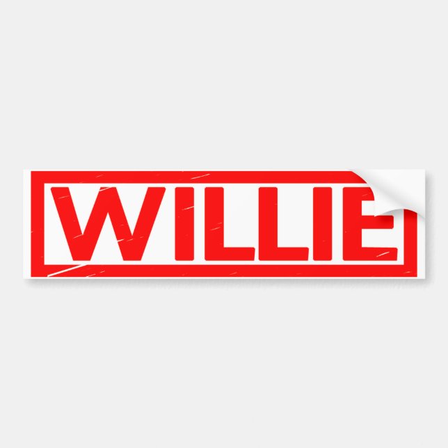Autocollant De Voiture Willie Stamp (Devant)