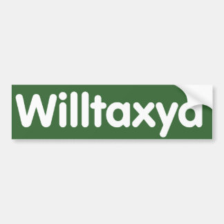 Autocollant De Voiture Willtaxya - Wakulla a été retitré