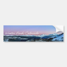Autocollant De Voiture Winter Park Bumper Sticker