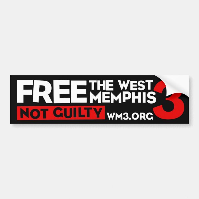 Autocollant De Voiture WM3 NOT GUILTY bumper sticker (Devant)
