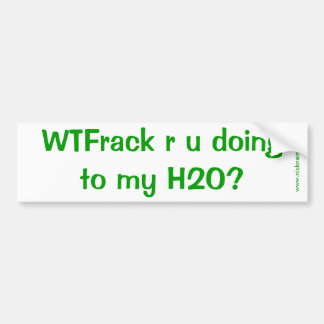 Autocollant De Voiture WTFrack sont vous faisant ?