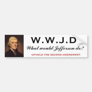 AUTOCOLLANT DE VOITURE WWJD 1
