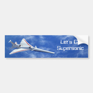 Autocollant De Voiture X-59 Avion à réaction supersonique à faible poussé