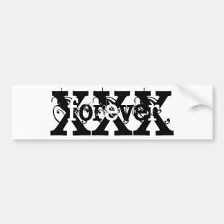 AUTOCOLLANT DE VOITURE XFOREVERX