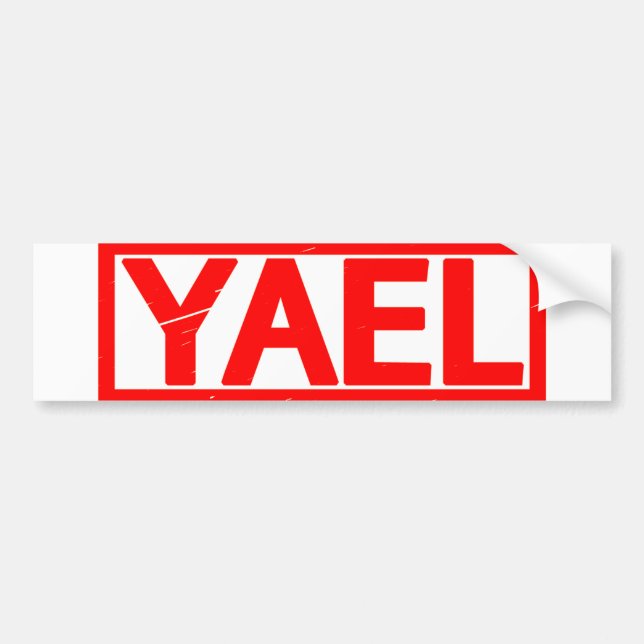 Autocollant De Voiture Yael Stamp (Devant)