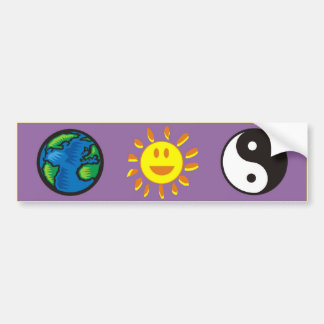 Autocollant De Voiture yang du terre-soleil-yin