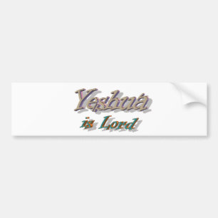 Autocollant De Voiture Yeshua est seigneur