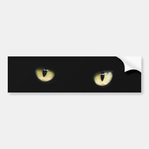 Autocollant De Voiture yeux-218185 yeux    noir fixant jaune foncé