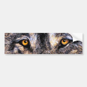 Autocollant De Voiture Yeux de loup