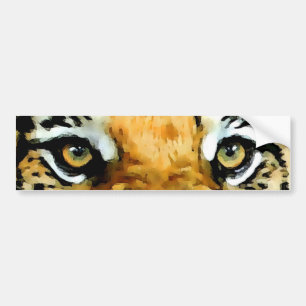 Autocollant De Voiture Yeux de tigre