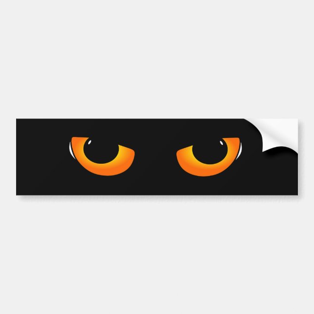 Autocollant De Voiture Yeux éffrayants (Devant)