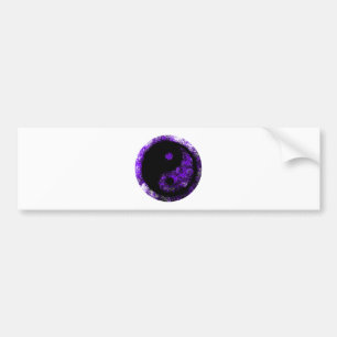 Autocollant De Voiture Yin Yang Purple Black Le MUSÉE Zazzle Cadeaux