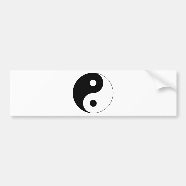 Autocollant De Voiture Ying Yang (Devant)