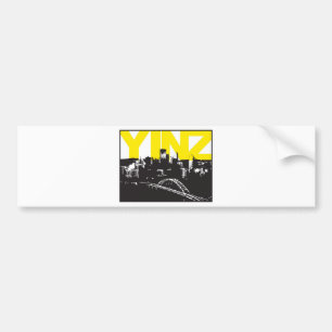 Autocollant De Voiture Yinz Pittsburgh