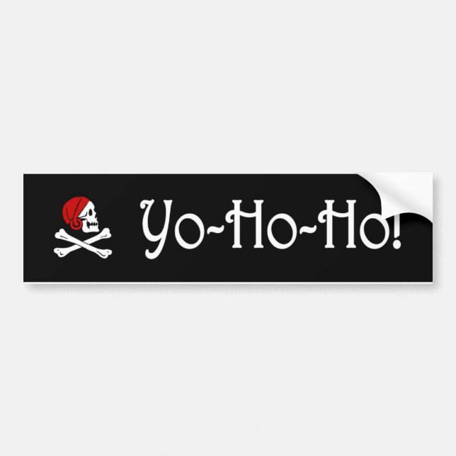 Autocollant De Voiture Yo-Ho-Ho (Devant)
