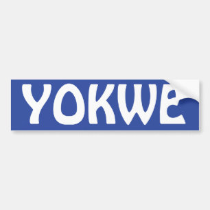 Autocollant De Voiture YOKWE - Marshallese saluant à vous tous !