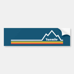 Autocollant De Voiture Yosemite National Park California Stripe