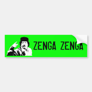 Autocollant De Voiture Zenga Zenga ! (édition technique)