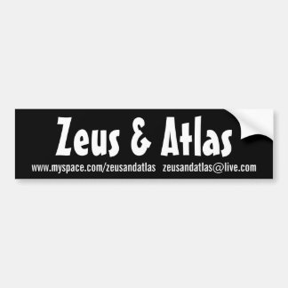 Autocollant De Voiture Zeus noir et adhésif pour pare-chocs d'atlas