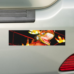 Autocollant De Voiture Zhulong Dragon de Feu