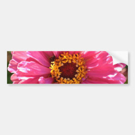 Autocollant De Voiture Zinnia rose