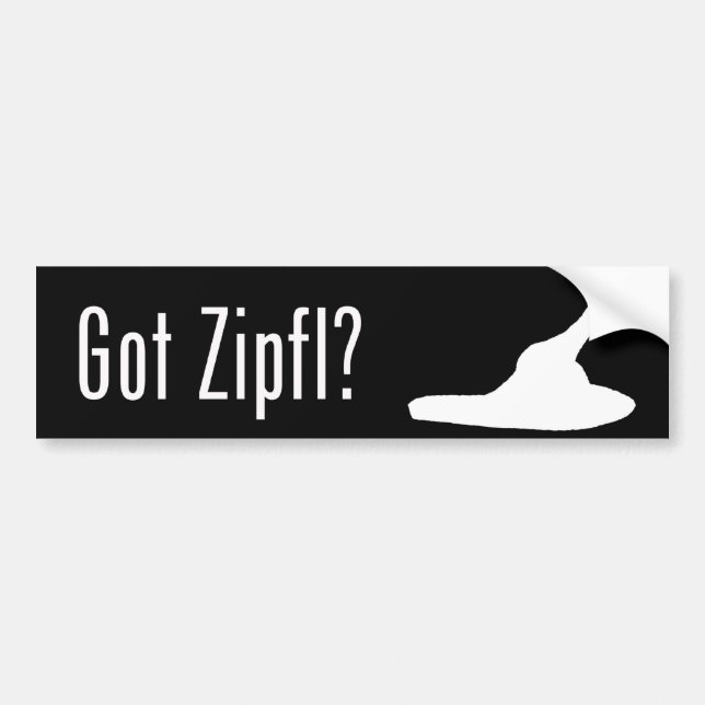 Autocollant De Voiture Zipfl obtenu ? (Devant)