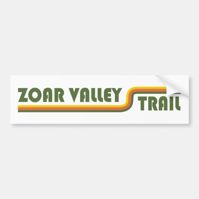 Autocollant De Voiture Zoar Valley Trail (Devant)