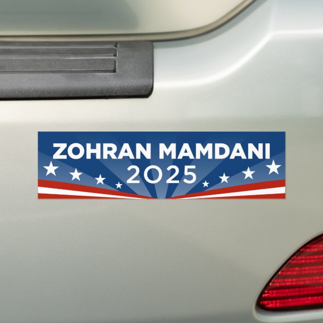 Autocollant De Voiture Zohran Mamdani NYC Mayor 2025 (En voiture)