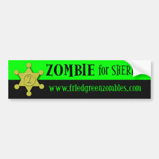 Autocollant De Voiture Zombi pour le shérif