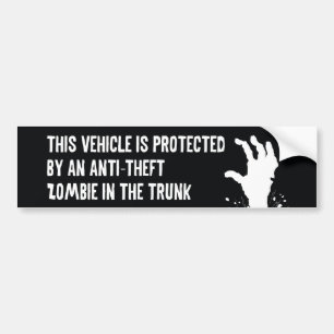 Autocollant De Voiture Zombie anti-vol