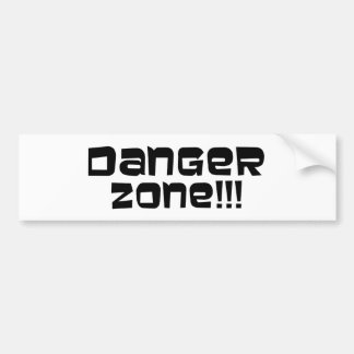 Autocollant De Voiture Zone dangereuse ! ! !