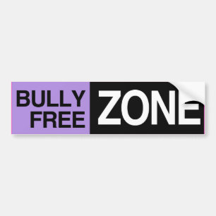Autocollant De Voiture ZONE SANS INTIMIDATION -.png