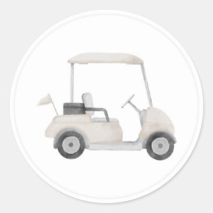 Autocollant de voiturette de golf neutre