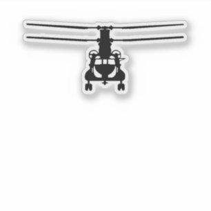 Autocollant de vue frontale CH-47 Chinook