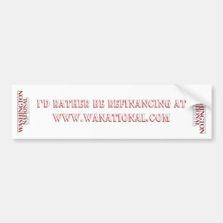 Autocollant de WNHM Bumber